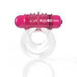 Screaming O 4b - Double O Super Powered Vibrating Double Ring - Strawberry - Image 5