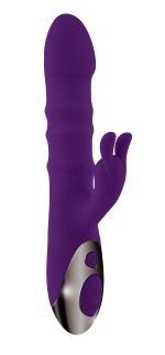 Playboy Pleasure - Hop to It - Rabbit Vibrator - Dark Purple - Image 6