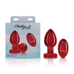 Vibrating Red Metal Remote Plug - Lg - Image 2