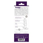 Twist Rechargeable Anal Vibe - Deep Purple - Image 2