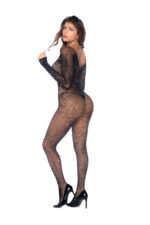Celestial Sparkle Bodystocking - Os - Black/rhinestone - Image 2