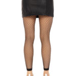 Industrial Net Footless Tights - One Size - Black