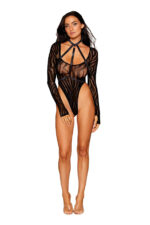 Teddy and Harness - One Size - Black - Image 2