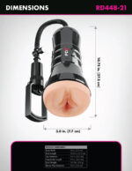 Pdx Extreme Wet Pussies Super Sucker XXL Stroker - Light - Image 4