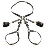 Bondage Harness With Bows - Medium/large - Black - Image 4