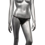 Radiance Crotchless Thong - One Size - Black - Image 4