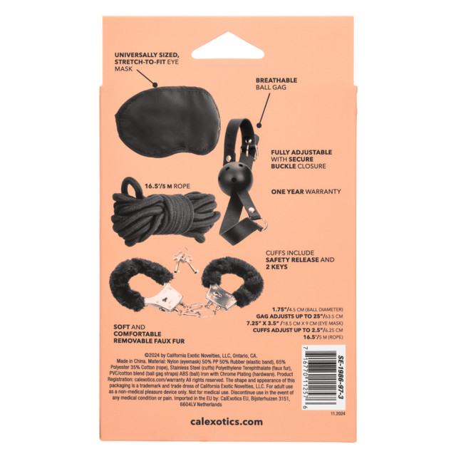 HcBBdPoU Pleasure Kits Explorer Collection - Black - Image 1