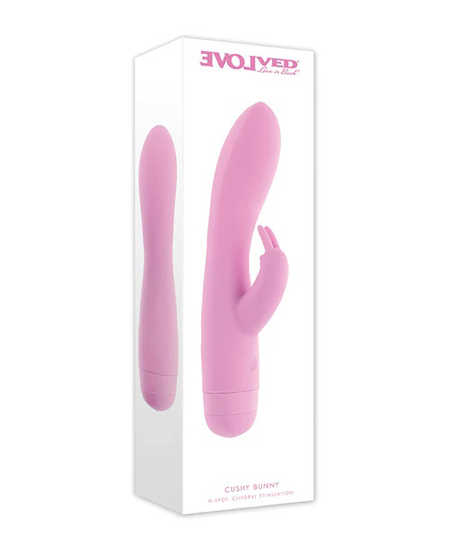 Hg8yDLJG Cushy Bunny G-Spot Clitoral Stimulation - Pink - Image 1