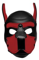 Spike Neoprene Puppy Hood - Red - Image 5