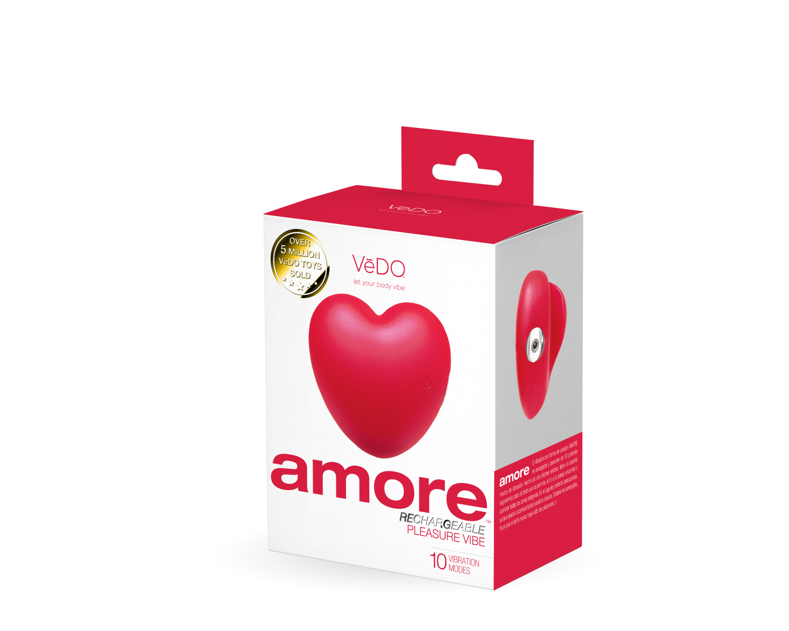 Hs1GVxiV4fb9Etw9MJCxHHuOn9stokvl Amore Rechargeable Pleasure Vibe - Red - Image 1