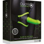 Thigh Strap-on With Silicone Dildo 5.7 Inch - Glow in the Dark