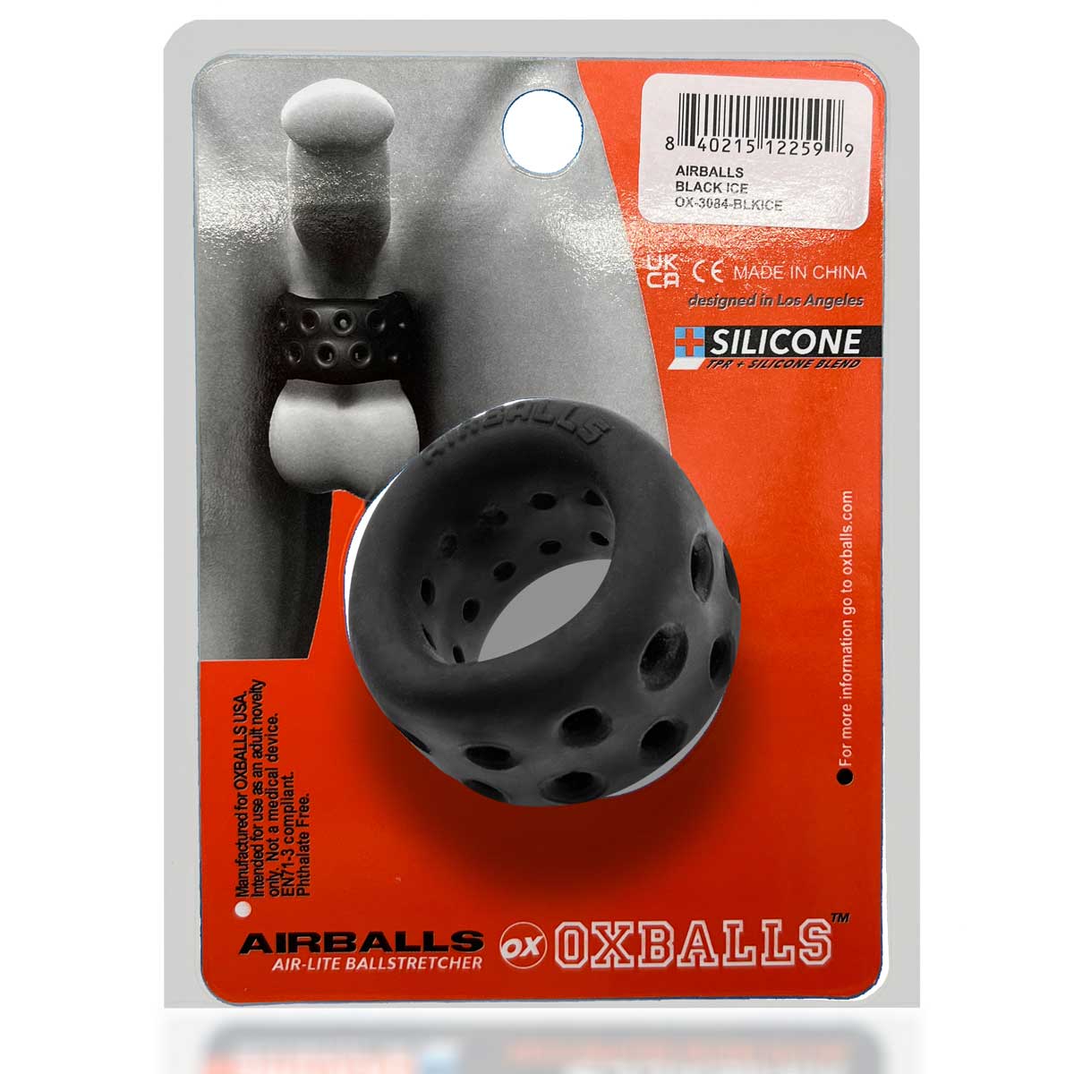 HvITEbXC56hnYPwgDtwaz8ney3twhZVE Airballs Air-Lite Vented Ball Stretcher - Black Ice - Image 1