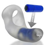 Buzzfuck Taint Vibe-Sling - Clear Ice - Image 7