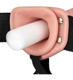 Hollow Strap-on Without Balls 6 Inch - Flesh - Image 5