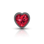 Red Heart Gem Anal Trainer Kit - Gunmetal - Image 4