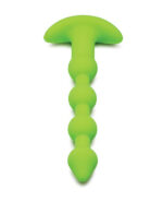 Glow in the Dark Anal Beads - Green - Image 2