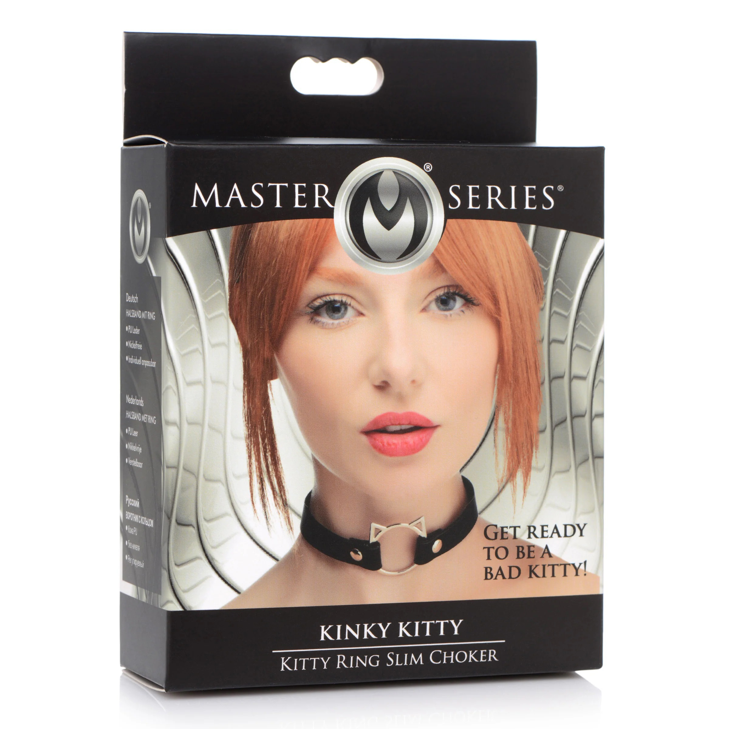 IIbdkMoCK8y3371kwUPPjRp2l8fHpSxi Kinky Kitty Ring Slim Choker - Black - Image 1