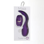 Syrene Remote Control Luxury USB Rechargeable Bullet Vibrator - Purple