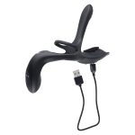 Playboy Pleasure - the 3 Way - Cock Ring - Black - Image 9