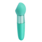 Rina Rechargeable Dual Motor Silicone 15- Function Vibrator - Green - Image 2
