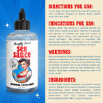 Naughty Jane's Sex Sauce Natural Lubricant 8oz - Image 2