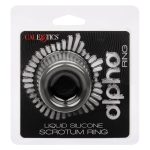 Alpha Liquid Silicone Scrotum Ring - Gray Gray - Image 2