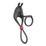 Cockpower Remote Control Cockring and Ball Cinch - Black - Image 5