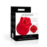 Sweet Kiss Kissing & Vibrating Clitoral Stimulator - Red - Image 5