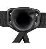 Hollow Strap-on Without Balls 6 Inch - Black - Image 7