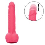 Rechargeable Rumbling and Thrusting Silicone Studs - Pink - Image 7