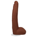 Signature Cocks - Alex Jones 11 Inch Cock With Removable Vac-U-Lock Suction Cup - Caramel - Image 5