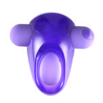 Casey Vibrating Erection Enhancer Ring - Purple - Image 2