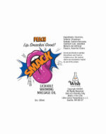 Smack Lickable Massage Oil, 3ml Pouch Display 36pc -Peach - Image 2