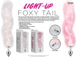 Foxy Tail - Light Up Faux Fur Butt Plug - White Plug - White - Image 4
