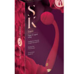 Secret Kisses Rosegasm Long Stem Flexi G-Spot Vibe Rose - Red