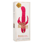 Jack Rabbit Signature Heated Silicone Triple Fantasy Rabbit - Pink