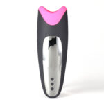 Piper USB Rechargeable Multi Function Masturbator With Suction - Black/pink - Image 4
