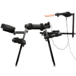 Obedience Bench With Sex Machine - Black - Image 3