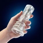 Rize - Luz - Glow in the Dark Self- Lubricating Stroker - Clear - Image 5