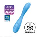 Satisfyer G-Spot Flex 4 Connect App - Multi Vibrator - Blue - Image 6