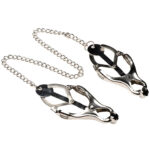Primal Spiked Clover Nipple Clamps - Silver - Image 2