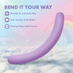 Play With Me Silicone Double Ended Vibrator - Purple - Image 4