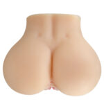 Mila Realistic Vagina and Ass Vibrator - Light - Image 2