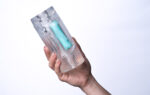 Aster Vibrating Male Masturbator With Bullet - Clear - Image 5