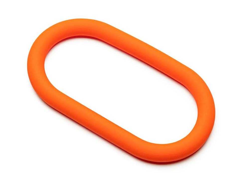 LhetVIm9 Hefty Wrap Ring 9in 229mm Silicone - Orange - Image 1