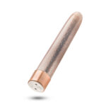 The Collection - Lattice - 7 Inch Rechargeable Vibe - Rose Gold - Image 4