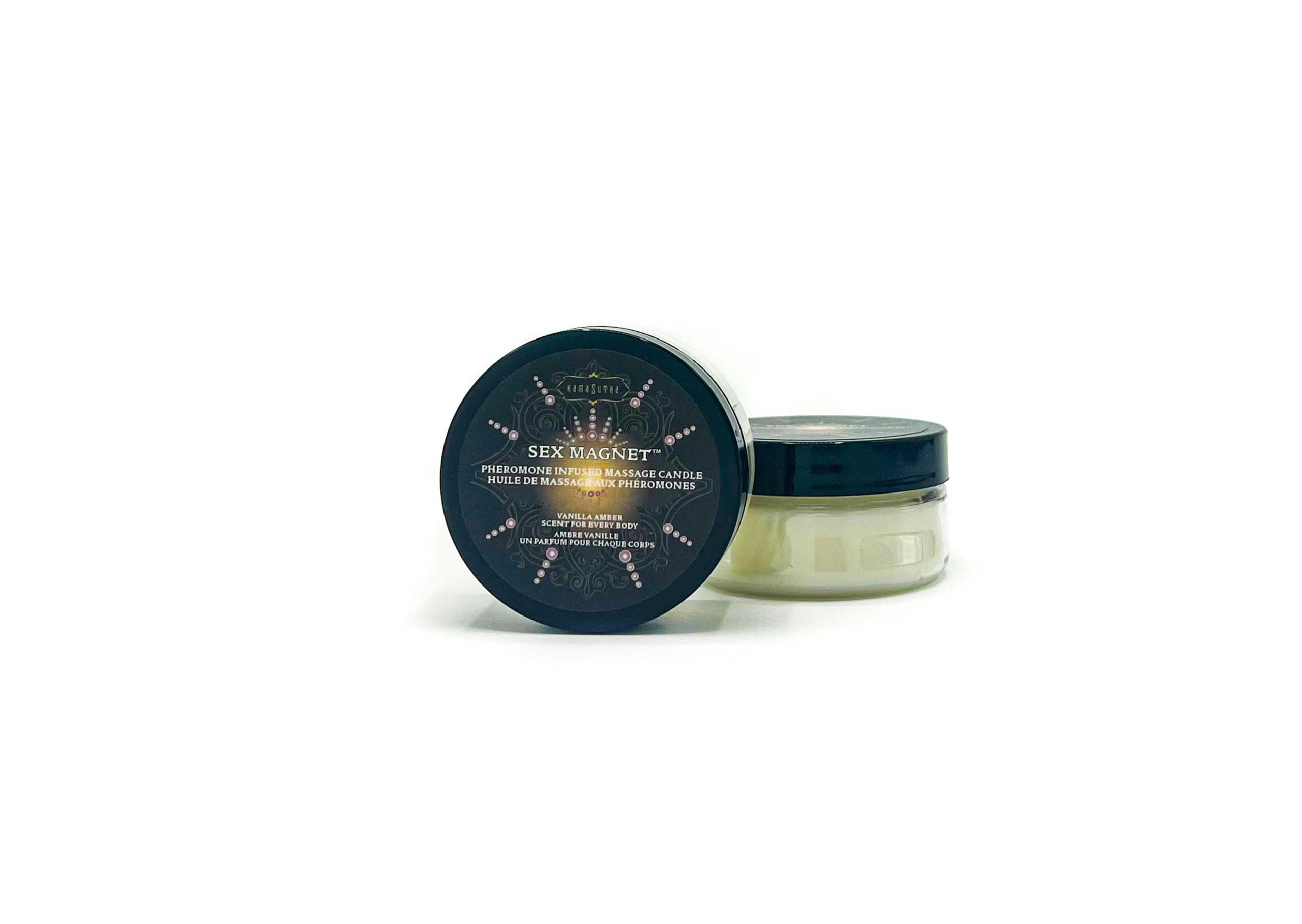 LtsDKskE8WukfNa2GXEJGCtAHKFImnDi Sex Magnet Pheromone Massage Candle - Vanilla Amber 1.7 Oz - Image 1