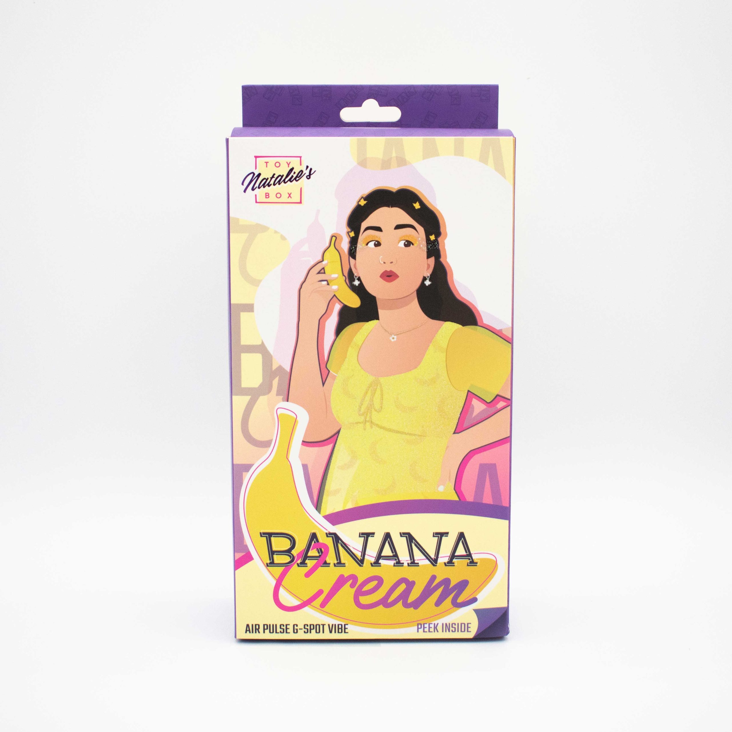 LyQPLu9gA7nieAUGTE0QSfUpfaduqCEr Banana Cream Air Pulse and G-Spot Vibrator - Yellow - Image 1