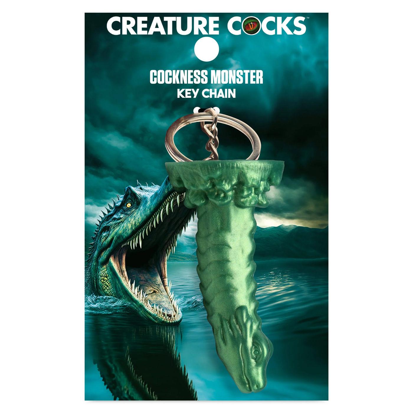 M09dkKLoZmUpmwYZ5h4OakEIMdNfdDPG Cockness Monster Keychain - Green - Image 1
