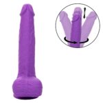 Rechargeable Gyrating and Thrusting Silicone Studs - Purple - Image 7